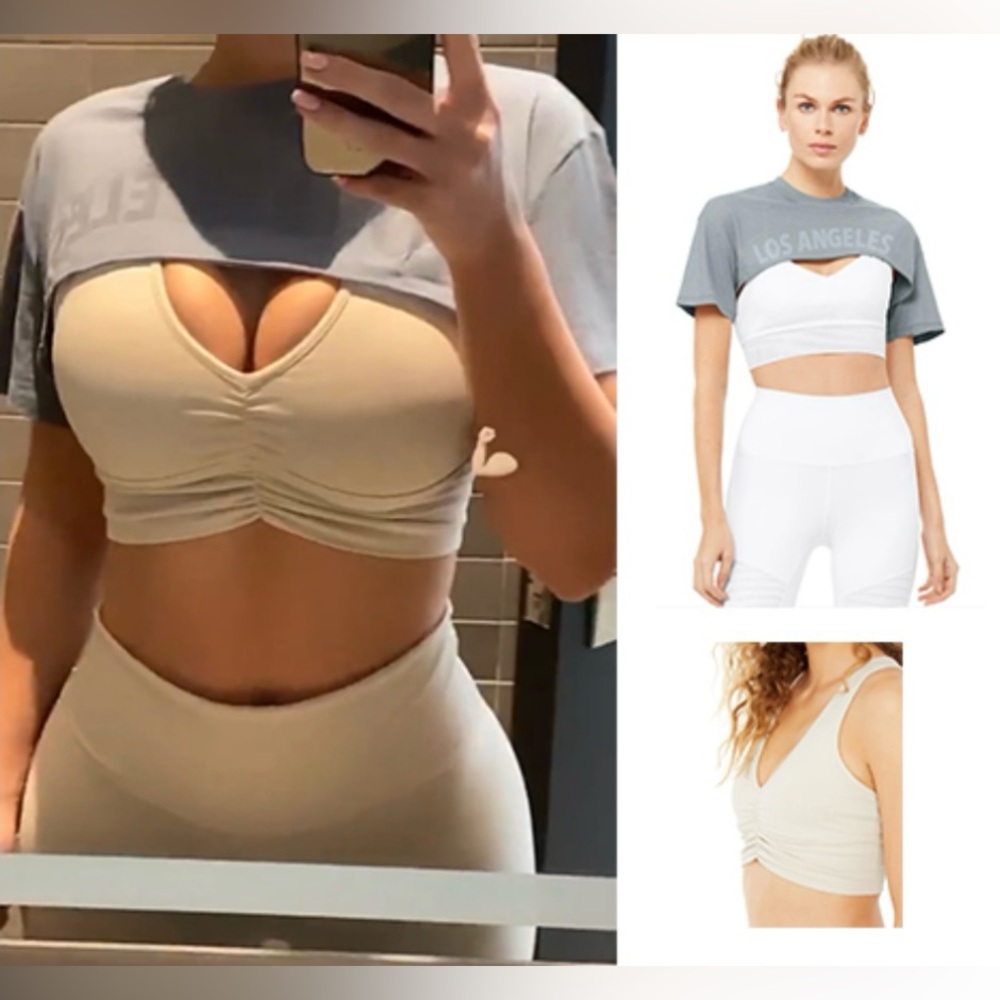 ALO Los Angeles Cropped Tee ASO Kylie Jenner SOLD OUT Everywhere - M